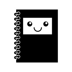 notebook school kawaii character