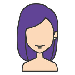 beautiful woman shirtless avatar character