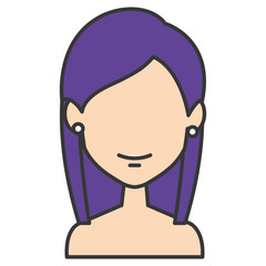 beautiful woman shirtless avatar character