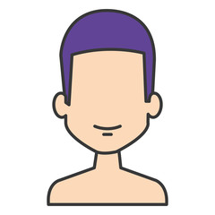 young man shirtless avatar character