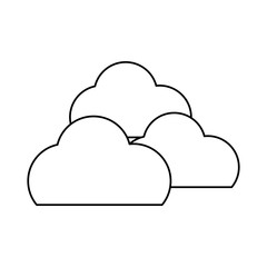 Cloud weather symbol