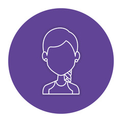 beautiful woman avatar character