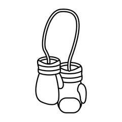 hanging boxing gloves sport accessories protection