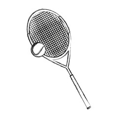 tennis racket and ball sport game competition elements
