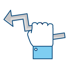 Arrow pointer symbol