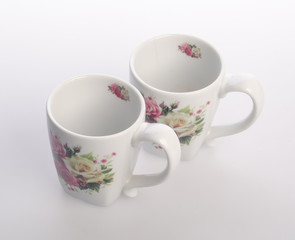 cup or ceramic mug on the background.