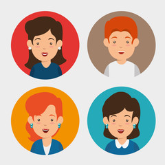 business people icons