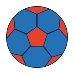 soccer ball for football sports game equipment object