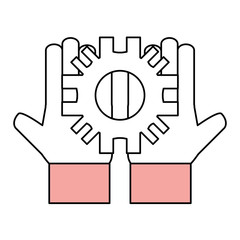 Gear machinery piece