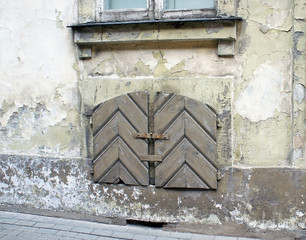 Small old wooden door, Riga, Latvia