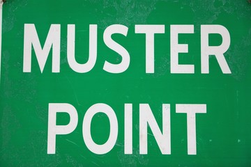 Muster Point Signs in Australia