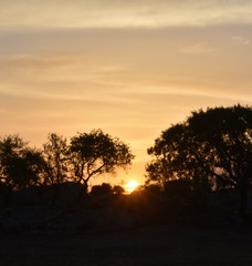 Fototapeta na wymiar Color sunset