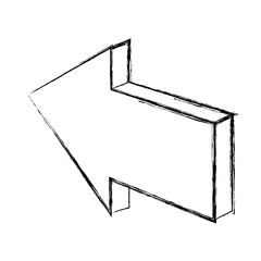 Arrow pointer symbol