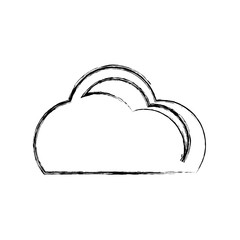 Cloud weather symbol