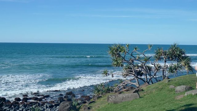 View from Burleigh Heads Hill looking South on the Gold Coast Australia.
