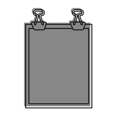 clipboard paper isolated icon