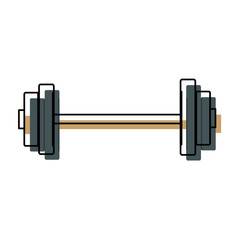 gym dumbbell bodybuilding and weightlifting sport equipment