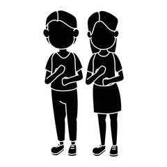 couple of woman and man