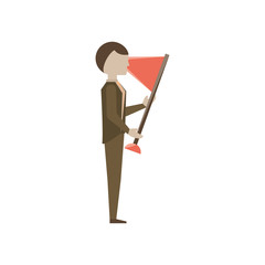 Executive businessman cartoon