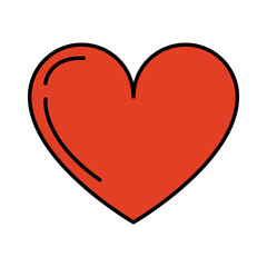 heart cartoon icon image