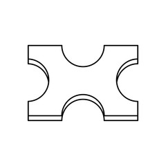 Puzzle piece symbol