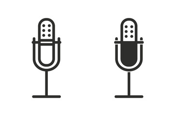 Microphone vector icon.