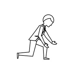 Executive businessman cartoon