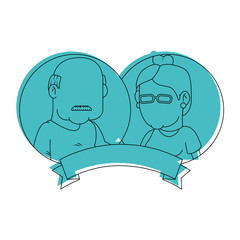 couple of grandparents icon