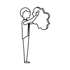 Executive businessman cartoon