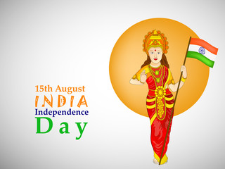 illustration of India Independence Day Background