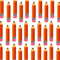 pencil school pattern background vector illustration design