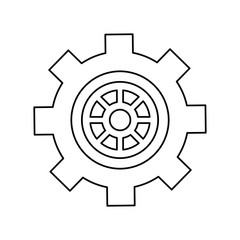 Gear machinery piece