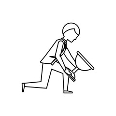 Executive businessman cartoon