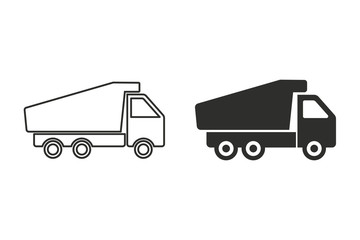 Truck vector icon.