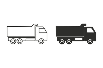 Truck vector icon.