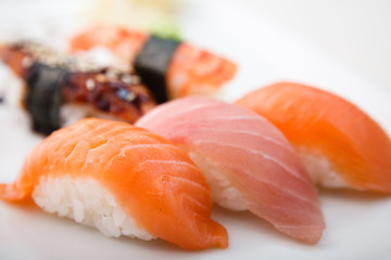 Different sushi set