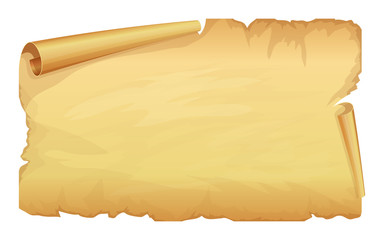 Big golden scroll of parchment 