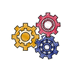 Gears machinery pieces