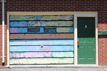 Chalked garage