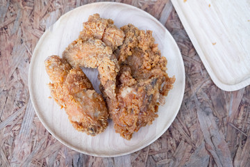 Delicious crispy fried chicken