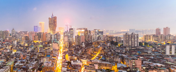 Naklejka premium Macau cityscape