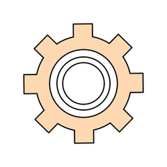 Gear machinery piece