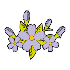 stem with flowers icon