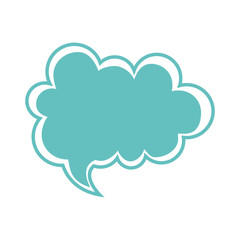 speech bubble isolated icon vector illustration design