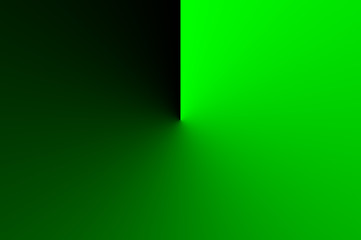 Lime green gradient abstract background with space for text or image. Graphic element for print and design.