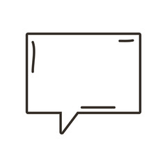 speech bubble isolated icon vector illustration design