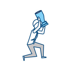 Executive businessman cartoon