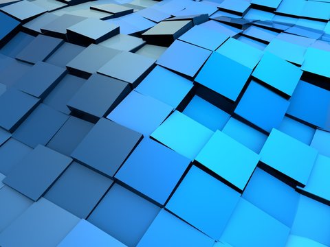 Fototapeta 3D Chaotic Shapes 