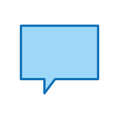 Fototapeta premium speech bubble isolated icon vector illustration design