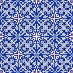 Vector seamless texture. Beautiful pattern for design and fashion with decorative elements